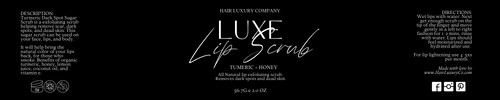 LUXE Lightening Lip Scrub - Hair Luxury Company