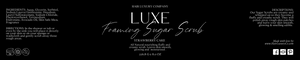 LUXE Foaming Sugar Scrub