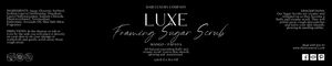 LUXE Foaming Sugar Scrub