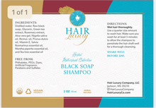 Load image into Gallery viewer, Black Soap Shampoo - Hair Luxury Company
